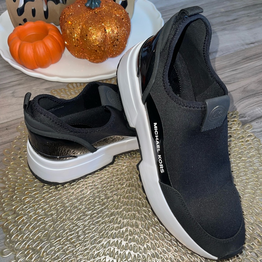 Mk black and white sneakers